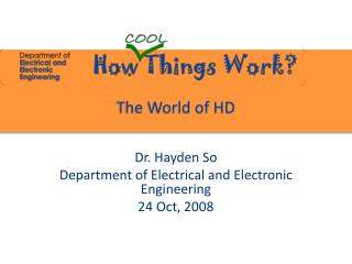 The World of HD