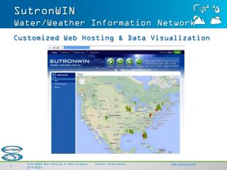 SutronWIN Water/Weather Information Network