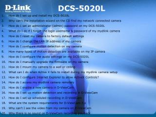 DCS-5020L
