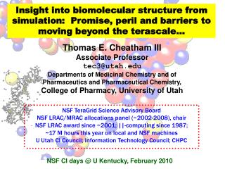 NSF CI days @ U Kentucky, February 2010