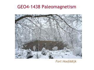 GEO4-1438 Paleomagnetism