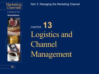 Logistics and Channel Management