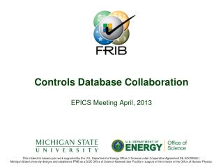 Controls Database Collaboration