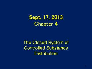 Sept. 17, 2013 Chapter 4