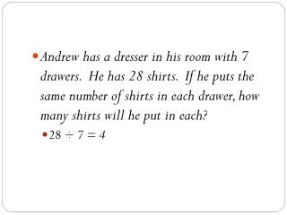 Interpreting Remainders