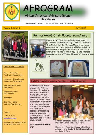 AFROGRAM African American Advisory Group Newsletter