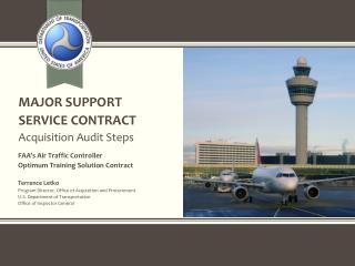 MAJOR SUPPORT SERVICE CONTRACT Acquisition Audit Steps