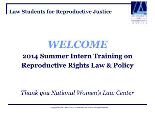 Law Students for Reproductive Justice