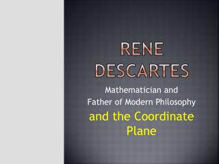 Rene Descartes