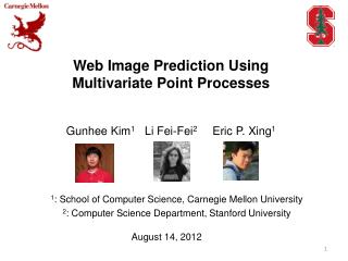 Web Image Prediction Using Multivariate Point Processes