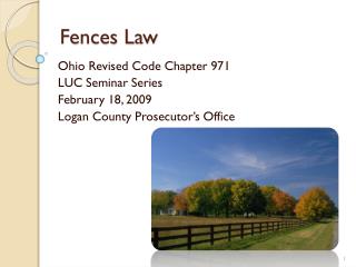 Fences Law