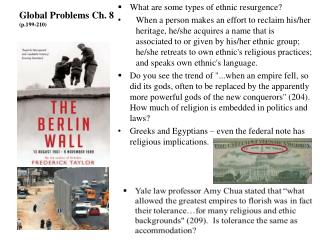 Global Problems Ch. 8 (p.199-210)