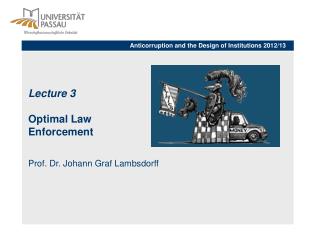 Lecture 3 Optimal Law Enforcement