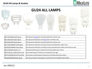 GU24 All Lamps