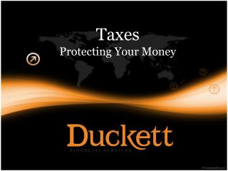 Taxes Protecting Your Money
