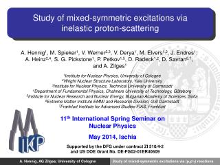 Study of mixed-symmetric excitations via inelastic proton-scattering
