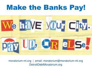 Make the Banks Pay!