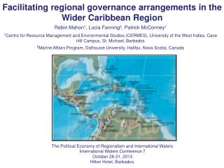 Facilitating regional governance arrangements in the Wider Caribbean Region