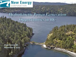 Hydrokinetic Power Generation Opportunities in BC