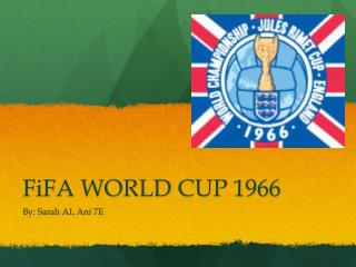 FiFA WORLD CUP 1966