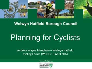 Planning for Cyclists