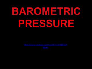 BAROMETRIC PRESSURE