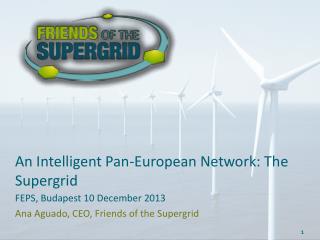 An Intelligent Pan-European Network: The Supergrid