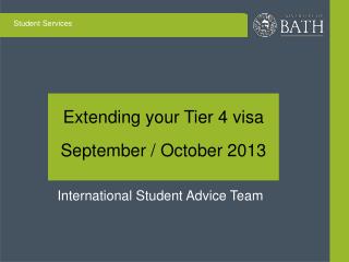 Extending your Tier 4 visa September / October 2013