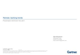 Remote- banking trends