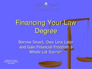 Financing Your Law Degree