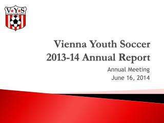 Vienna Youth Soccer 2013-14 Annual Report