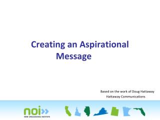 Creating an Aspirational Message