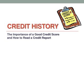 Credit history