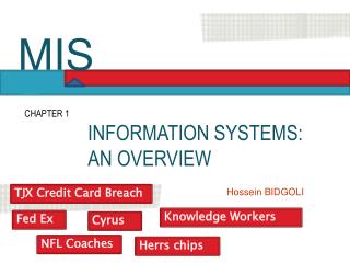 INFORMATION SYSTEMS: AN OVERVIEW