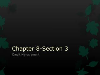 Chapter 8-Section 3