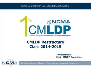 CMLDP Restructure Class 2014-2015