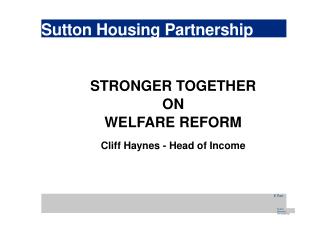 Sutton Housing Partnership