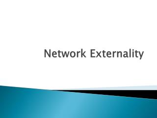 Network Externality