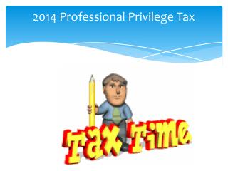 2014 Professional Privilege Tax