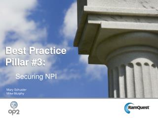Best Practice Pillar #3: