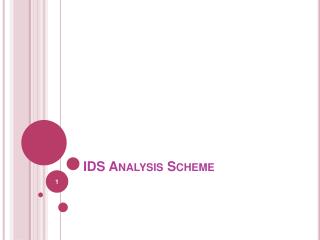 IDS Analysis Scheme