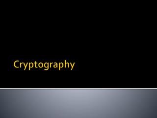 Cryptography