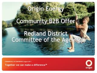 Origin Energy Community B2B Offer Redland District Committee of the Ageing