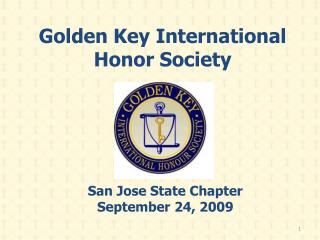 Golden Key International Honor Society