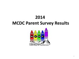 2014 MCDC Parent Survey R esults