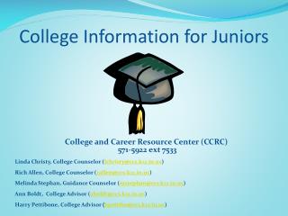 College Information for Juniors