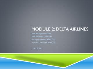 Module 2: Delta Airlines