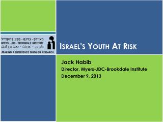 Israel's Youth At Risk