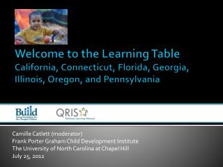 Welcome to the Learning Table California, Connecticut, Florida, Georgia, Illinois, Oregon, and Pennsylvania