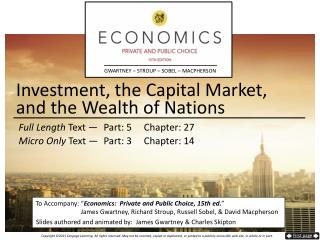 Investment, the Capital Market, and the Wealth of Nations